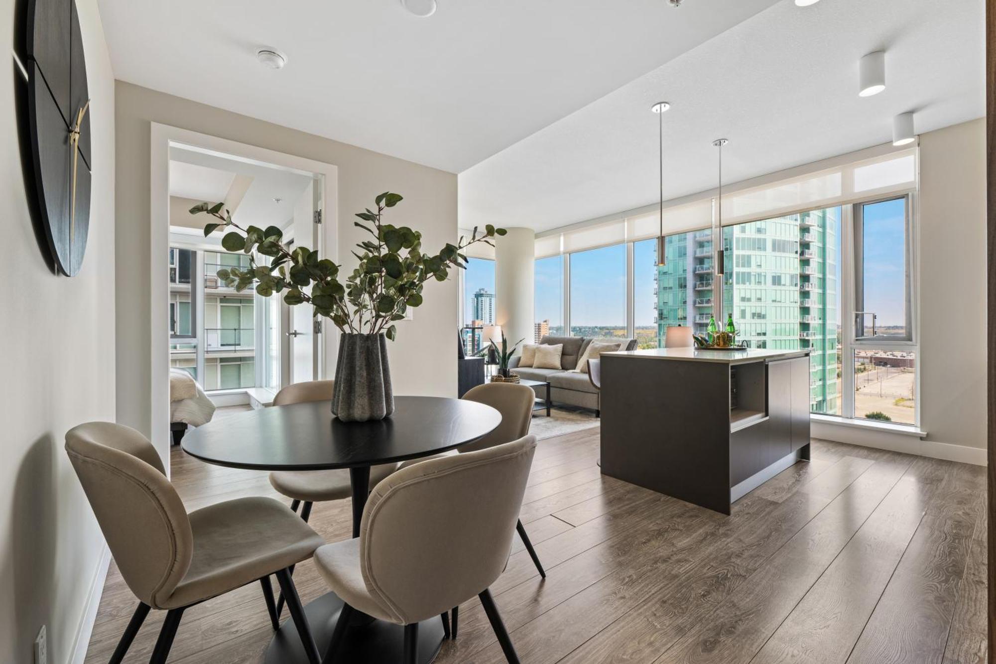 Modern Suite Calgary Downtown 5 Min Walk Stampede Zewnętrze zdjęcie